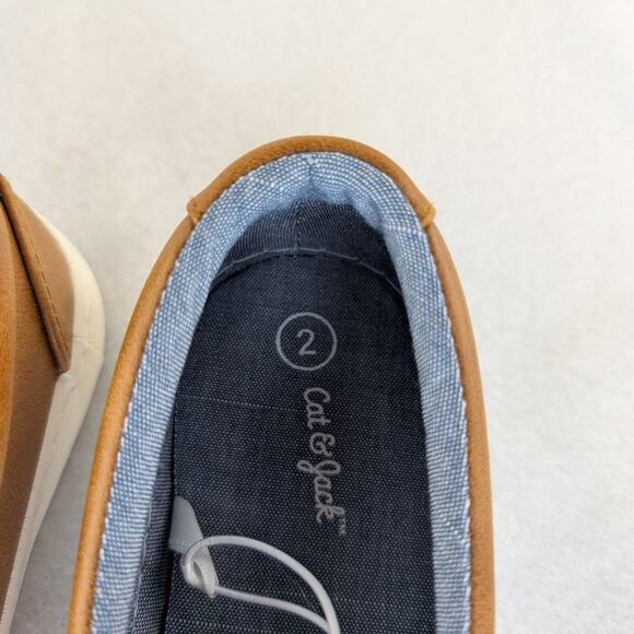 Kids' Rune Slip-On Sneakers - Cat & Jack™ Cognac Size 2 - Picture 8 of 8